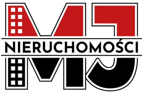 Logo MJ nieruchomości.